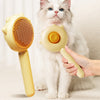 One Click Self Cleaning Pet Brush - Deshedding Grooming Tool for Cats & Dogs